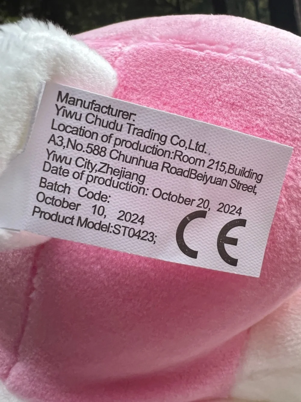 Hello Kitty Plush Pink Dress Stuffed Animal Toy NWT Cute Gift - Picture 4 of 4